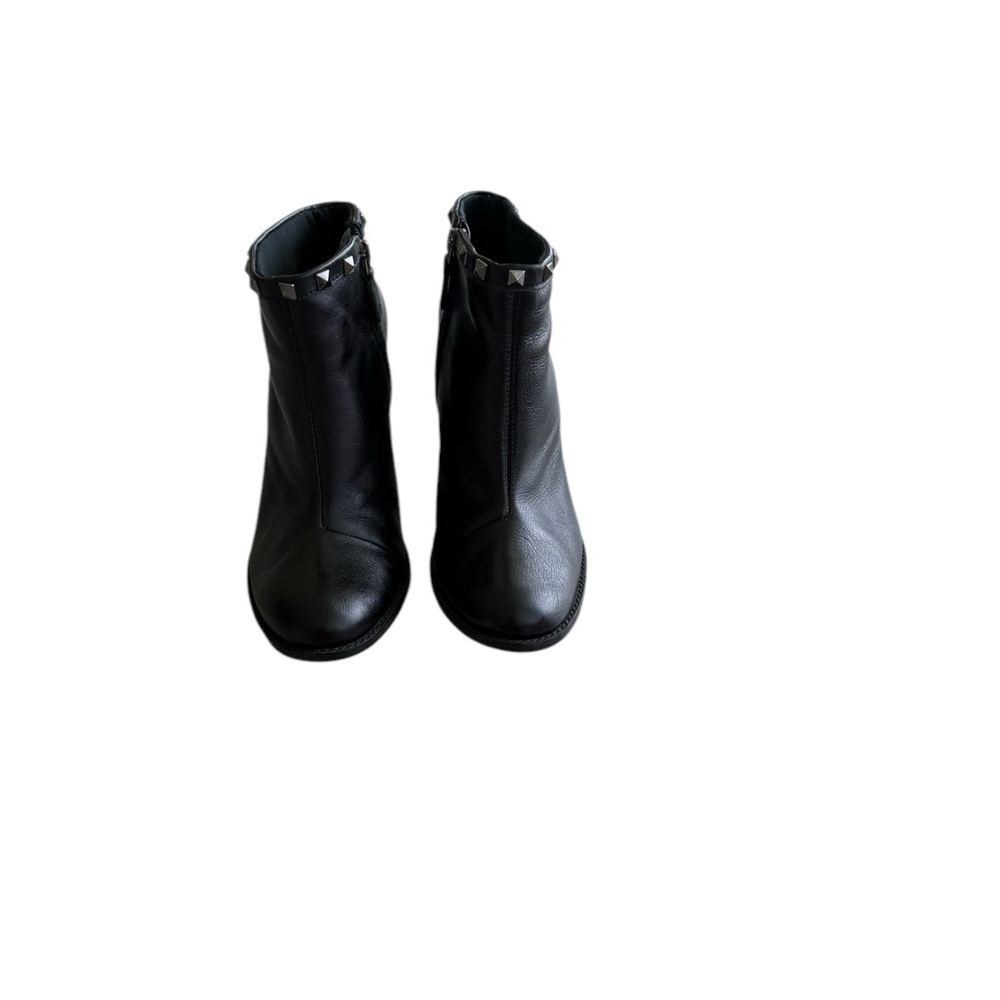 Raphaella Booz Rockstud Accents Leather Ankle Boots Women's Size 7